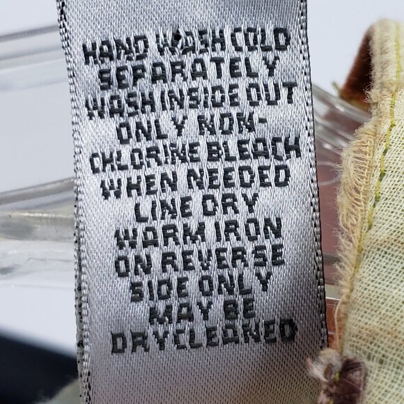 Vtg Chico's Embroidered Patchwork Jacket Size 12 Multicolor Lace Silk Artsy Boho - Picture 10 of 10